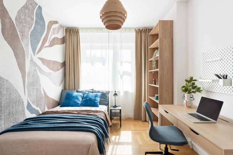 jasne, klasyczne wnętrze