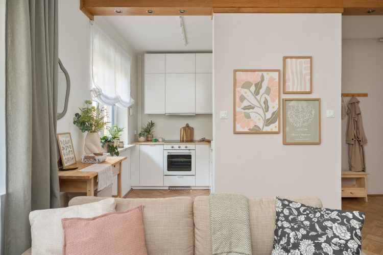 nowoczesne wnętrze z dodatkami